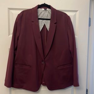 Old Navy Burgundy Blazer
